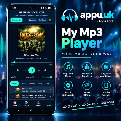 My MP3 Player App by appu.uk